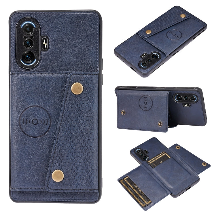 Double Buckle PU + TPU Shockproof Magnetic Protective Case with Card Slot & Holder, For Huawei P50, For OPPO Reno6, For Xiaomi Redmi K40 Gaming, For Xiaomi Redmi Note 10 Pro 5G, For Xiaomi Redmi Note 10 5G, For Samsung Galaxy S21 FE, For OPPO A95 5G���...
