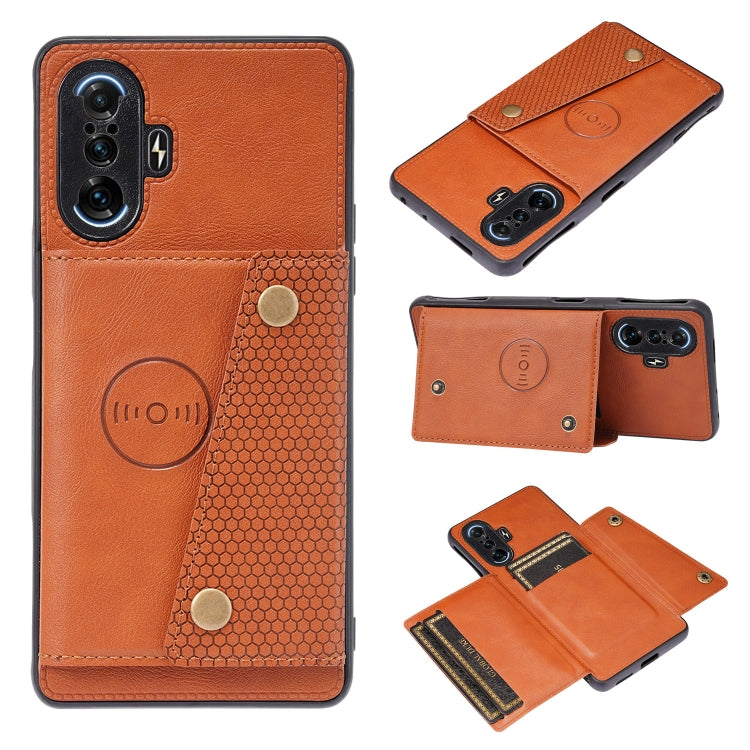Double Buckle PU + TPU Shockproof Magnetic Protective Case with Card Slot & Holder, For Huawei P50, For OPPO Reno6, For Xiaomi Redmi K40 Gaming, For Xiaomi Redmi Note 10 Pro 5G, For Xiaomi Redmi Note 10 5G, For Samsung Galaxy S21 FE, For OPPO A95 5G���...