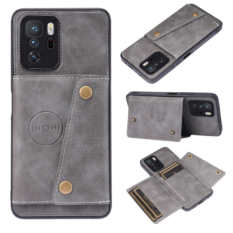 Double Buckle PU + TPU Shockproof Magnetic Protective Case with Card Slot & Holder, For Huawei P50, For OPPO Reno6, For Xiaomi Redmi K40 Gaming, For Xiaomi Redmi Note 10 Pro 5G, For Xiaomi Redmi Note 10 5G, For Samsung Galaxy S21 FE, For OPPO A95 5G���...
