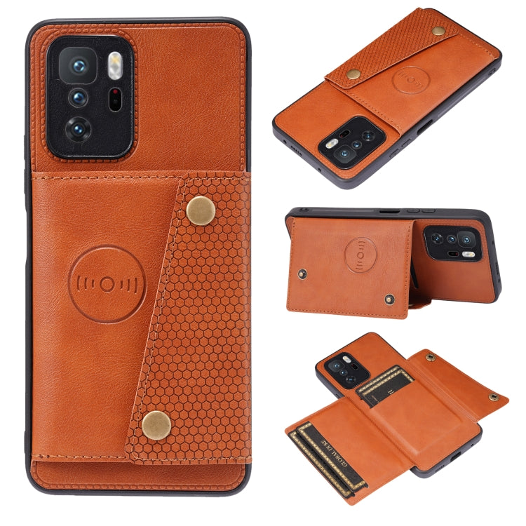Double Buckle PU + TPU Shockproof Magnetic Protective Case with Card Slot & Holder, For Huawei P50, For OPPO Reno6, For Xiaomi Redmi K40 Gaming, For Xiaomi Redmi Note 10 Pro 5G, For Xiaomi Redmi Note 10 5G, For Samsung Galaxy S21 FE, For OPPO A95 5G���...