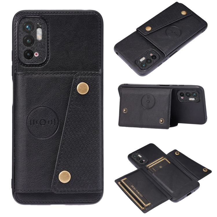 Double Buckle PU + TPU Shockproof Magnetic Protective Case with Card Slot & Holder, For Huawei P50, For OPPO Reno6, For Xiaomi Redmi K40 Gaming, For Xiaomi Redmi Note 10 Pro 5G, For Xiaomi Redmi Note 10 5G, For Samsung Galaxy S21 FE, For OPPO A95 5G���...