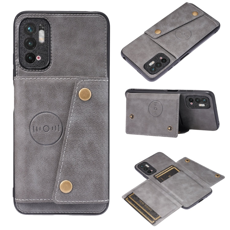 Double Buckle PU + TPU Shockproof Magnetic Protective Case with Card Slot & Holder, For Huawei P50, For OPPO Reno6, For Xiaomi Redmi K40 Gaming, For Xiaomi Redmi Note 10 Pro 5G, For Xiaomi Redmi Note 10 5G, For Samsung Galaxy S21 FE, For OPPO A95 5G���...