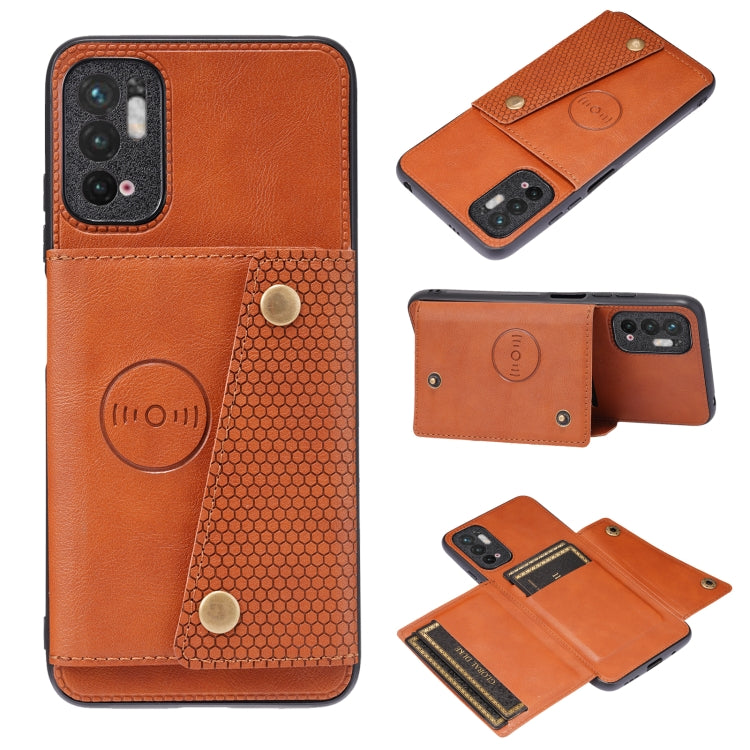 Double Buckle PU + TPU Shockproof Magnetic Protective Case with Card Slot & Holder, For Huawei P50, For OPPO Reno6, For Xiaomi Redmi K40 Gaming, For Xiaomi Redmi Note 10 Pro 5G, For Xiaomi Redmi Note 10 5G, For Samsung Galaxy S21 FE, For OPPO A95 5G���...