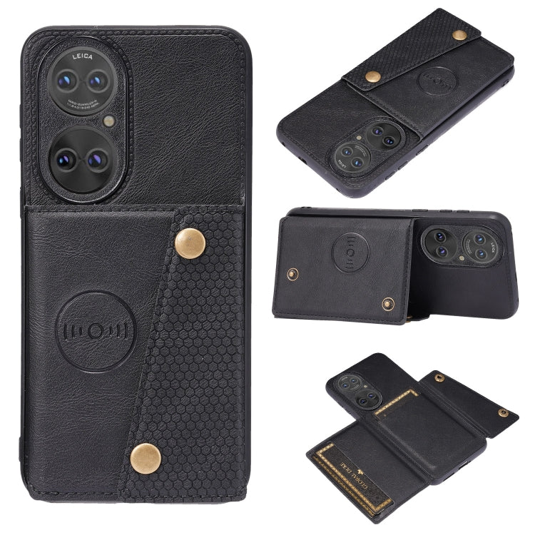 Double Buckle PU + TPU Shockproof Magnetic Protective Case with Card Slot & Holder, For Huawei P50, For OPPO Reno6, For Xiaomi Redmi K40 Gaming, For Xiaomi Redmi Note 10 Pro 5G, For Xiaomi Redmi Note 10 5G, For Samsung Galaxy S21 FE, For OPPO A95 5G���...