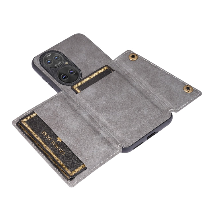 Double Buckle PU + TPU Shockproof Magnetic Protective Case with Card Slot & Holder, For Huawei P50, For OPPO Reno6, For Xiaomi Redmi K40 Gaming, For Xiaomi Redmi Note 10 Pro 5G, For Xiaomi Redmi Note 10 5G, For Samsung Galaxy S21 FE, For OPPO A95 5G���...