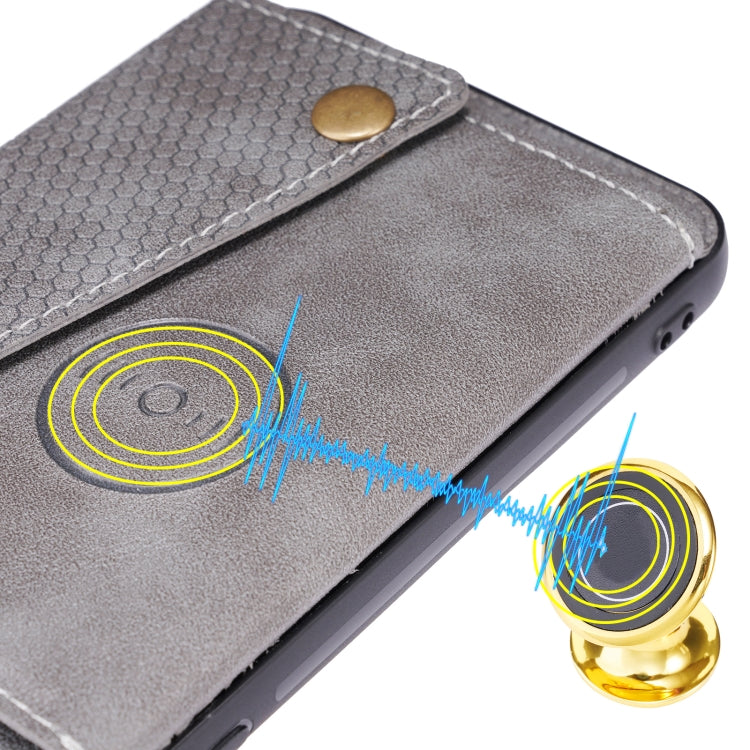 Double Buckle PU + TPU Shockproof Magnetic Protective Case with Card Slot & Holder, For Huawei P50, For OPPO Reno6, For Xiaomi Redmi K40 Gaming, For Xiaomi Redmi Note 10 Pro 5G, For Xiaomi Redmi Note 10 5G, For Samsung Galaxy S21 FE, For OPPO A95 5G���...