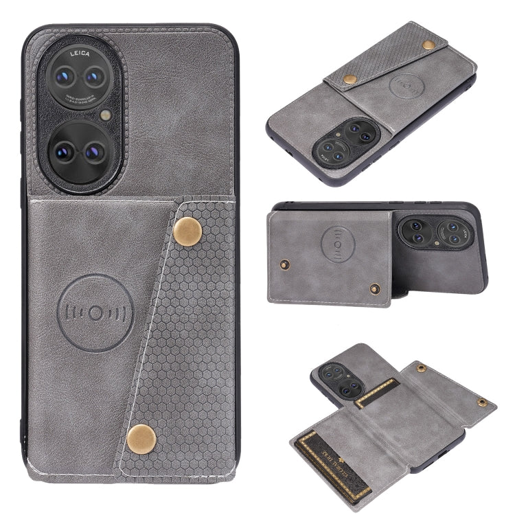 Double Buckle PU + TPU Shockproof Magnetic Protective Case with Card Slot & Holder, For Huawei P50, For OPPO Reno6, For Xiaomi Redmi K40 Gaming, For Xiaomi Redmi Note 10 Pro 5G, For Xiaomi Redmi Note 10 5G, For Samsung Galaxy S21 FE, For OPPO A95 5G���...