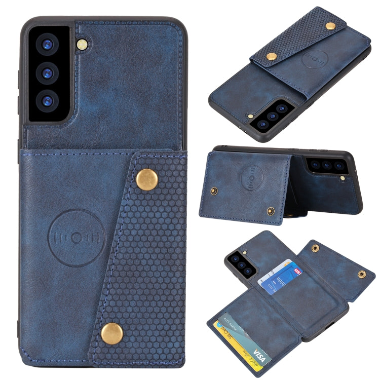 Double Buckle PU + TPU Shockproof Magnetic Protective Case with Card Slot & Holder, For Huawei P50, For OPPO Reno6, For Xiaomi Redmi K40 Gaming, For Xiaomi Redmi Note 10 Pro 5G, For Xiaomi Redmi Note 10 5G, For Samsung Galaxy S21 FE, For OPPO A95 5G���...