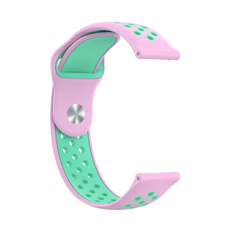 For Huawei Watch 3 / 3 Pro 22mm Two-color Silicone Replacement Strap Watchband