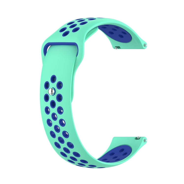 For Huawei Watch 3 / 3 Pro 22mm Two-color Silicone Replacement Strap Watchband