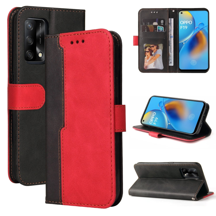 Business Stitching-Color Horizontal Flip PU Leather Case with Holder & Card Slots & Photo Frame & Lanyard, For OPPO A54 4G, For OPPO A74 4G / F19 4G, For OPPO A92S/A72 5G/A73 5G/A52 5G/Reno4 Z, For OPPO A93 5G CN Version/A74 5G/A54 5G������������������...