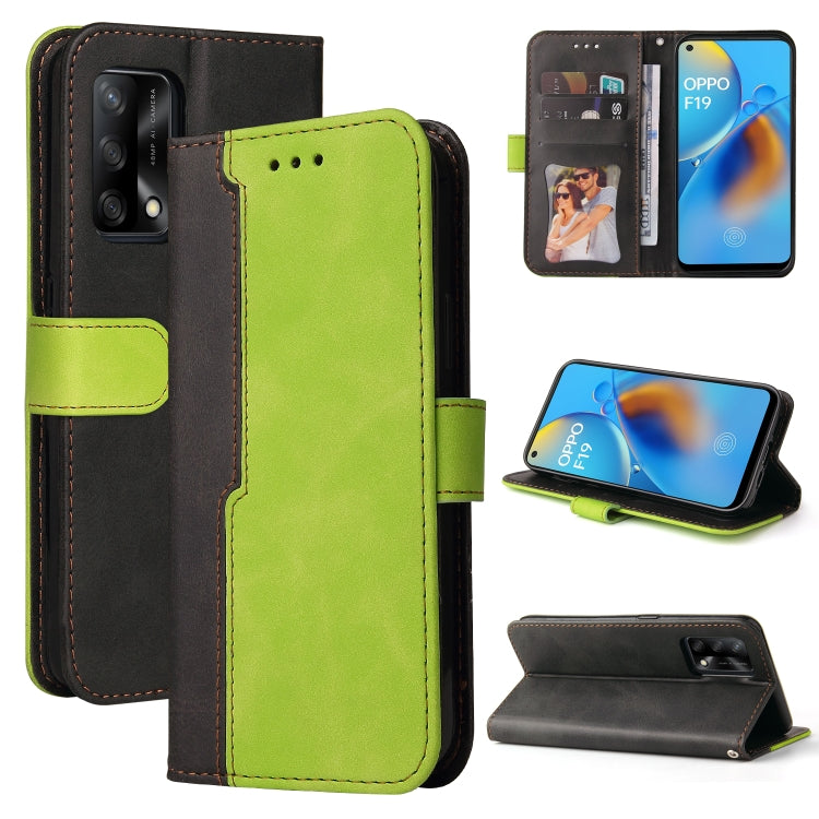 Business Stitching-Color Horizontal Flip PU Leather Case with Holder & Card Slots & Photo Frame & Lanyard, For OPPO A54 4G, For OPPO A74 4G / F19 4G, For OPPO A92S/A72 5G/A73 5G/A52 5G/Reno4 Z, For OPPO A93 5G CN Version/A74 5G/A54 5G������������������...