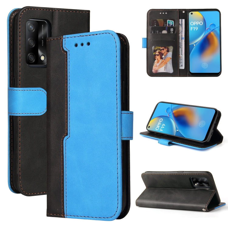 Business Stitching-Color Horizontal Flip PU Leather Case with Holder & Card Slots & Photo Frame & Lanyard, For OPPO A54 4G, For OPPO A74 4G / F19 4G, For OPPO A92S/A72 5G/A73 5G/A52 5G/Reno4 Z, For OPPO A93 5G CN Version/A74 5G/A54 5G������������������...