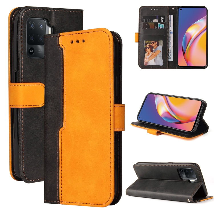 Business Stitching-Color Horizontal Flip PU Leather Case with Holder & Card Slots & Photo Frame & Lanyard, For OPPO A54 4G, For OPPO A74 4G / F19 4G, For OPPO A92S/A72 5G/A73 5G/A52 5G/Reno4 Z, For OPPO A93 5G CN Version/A74 5G/A54 5G������������������...