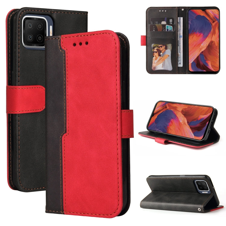Business Stitching-Color Horizontal Flip PU Leather Case with Holder & Card Slots & Photo Frame & Lanyard, For OPPO A54 4G, For OPPO A74 4G / F19 4G, For OPPO A92S/A72 5G/A73 5G/A52 5G/Reno4 Z, For OPPO A93 5G CN Version/A74 5G/A54 5G������������������...