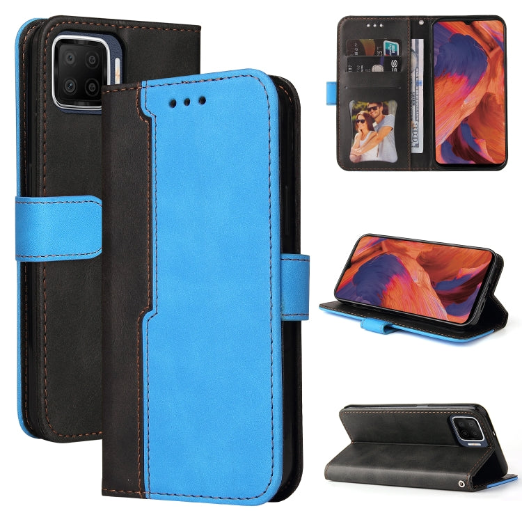 Business Stitching-Color Horizontal Flip PU Leather Case with Holder & Card Slots & Photo Frame & Lanyard, For OPPO A54 4G, For OPPO A74 4G / F19 4G, For OPPO A92S/A72 5G/A73 5G/A52 5G/Reno4 Z, For OPPO A93 5G CN Version/A74 5G/A54 5G������������������...