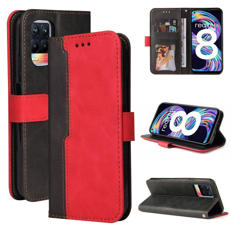Business Stitching-Color Horizontal Flip PU Leather Case with Holder & Card Slots & Photo Frame & Lanyard, For OPPO A54 4G, For OPPO A74 4G / F19 4G, For OPPO A92S/A72 5G/A73 5G/A52 5G/Reno4 Z, For OPPO A93 5G CN Version/A74 5G/A54 5G������������������...