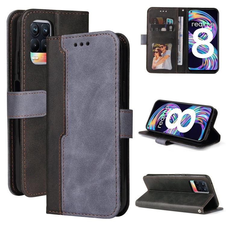 Business Stitching-Color Horizontal Flip PU Leather Case with Holder & Card Slots & Photo Frame & Lanyard, For OPPO A54 4G, For OPPO A74 4G / F19 4G, For OPPO A92S/A72 5G/A73 5G/A52 5G/Reno4 Z, For OPPO A93 5G CN Version/A74 5G/A54 5G������������������...