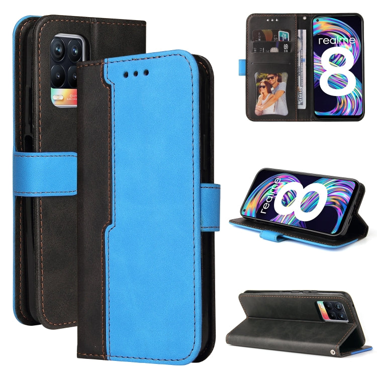 Business Stitching-Color Horizontal Flip PU Leather Case with Holder & Card Slots & Photo Frame & Lanyard, For OPPO A54 4G, For OPPO A74 4G / F19 4G, For OPPO A92S/A72 5G/A73 5G/A52 5G/Reno4 Z, For OPPO A93 5G CN Version/A74 5G/A54 5G������������������...