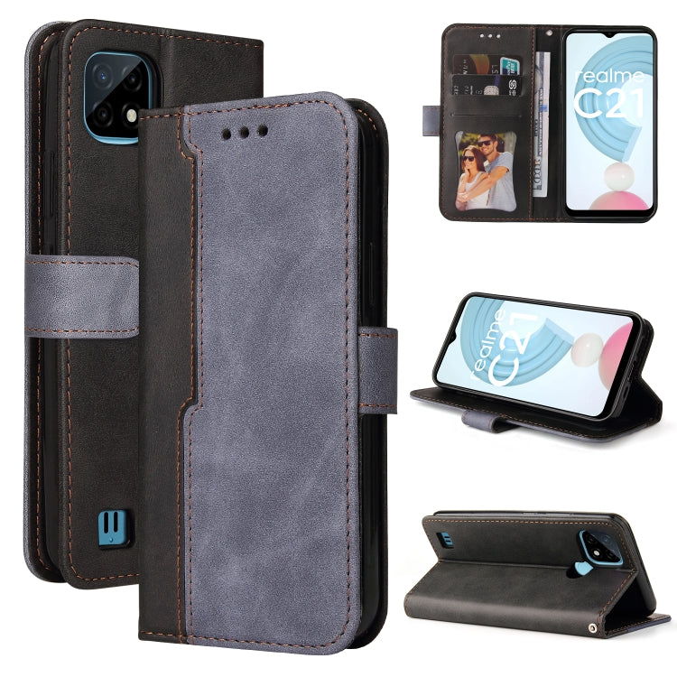Business Stitching-Color Horizontal Flip PU Leather Case with Holder & Card Slots & Photo Frame & Lanyard, For OPPO A54 4G, For OPPO A74 4G / F19 4G, For OPPO A92S/A72 5G/A73 5G/A52 5G/Reno4 Z, For OPPO A93 5G CN Version/A74 5G/A54 5G������������������...