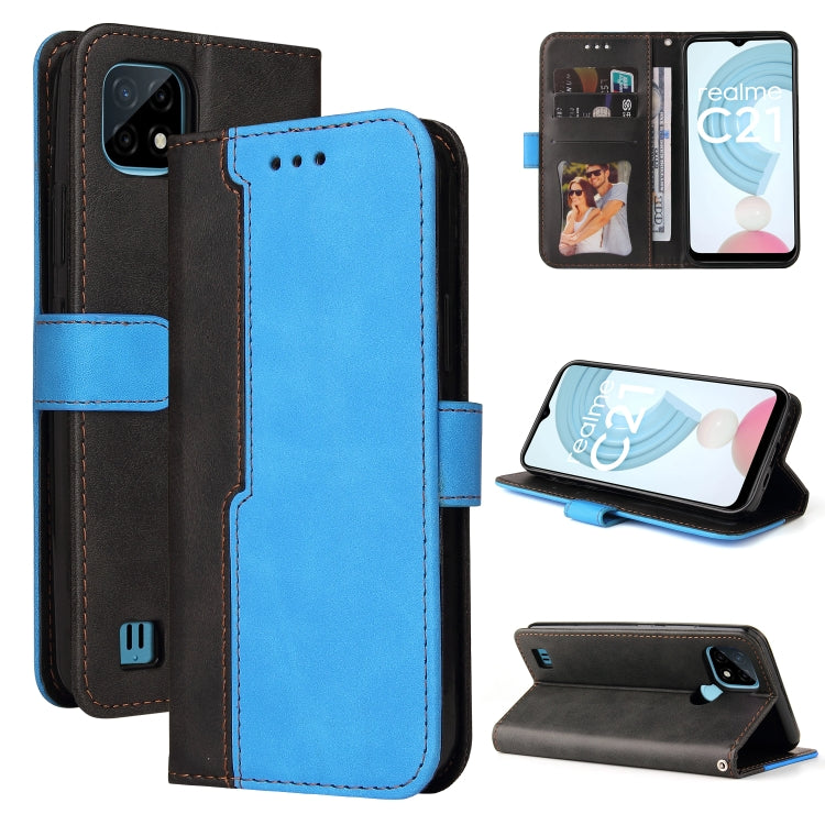 Business Stitching-Color Horizontal Flip PU Leather Case with Holder & Card Slots & Photo Frame & Lanyard, For OPPO A54 4G, For OPPO A74 4G / F19 4G, For OPPO A92S/A72 5G/A73 5G/A52 5G/Reno4 Z, For OPPO A93 5G CN Version/A74 5G/A54 5G������������������...