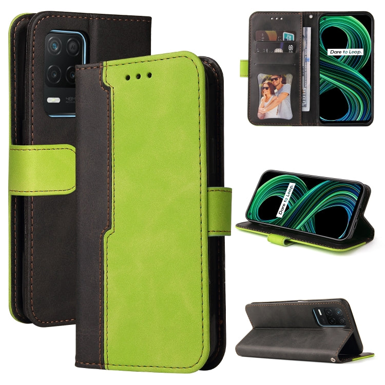 Business Stitching-Color Horizontal Flip PU Leather Case with Holder & Card Slots & Photo Frame & Lanyard, For OPPO A54 4G, For OPPO A74 4G / F19 4G, For OPPO A92S/A72 5G/A73 5G/A52 5G/Reno4 Z, For OPPO A93 5G CN Version/A74 5G/A54 5G������������������...