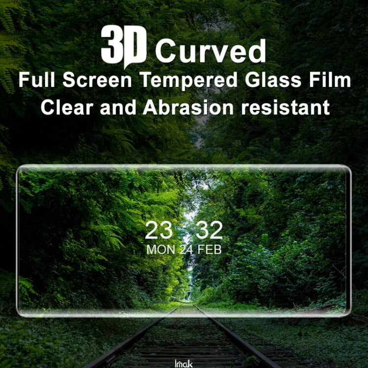 IMAK 3D Curved Full Screen Tempered Glass Film, For Honor 50, For Honor 50 Pro, For OPPO Reno6 Pro+ 5G