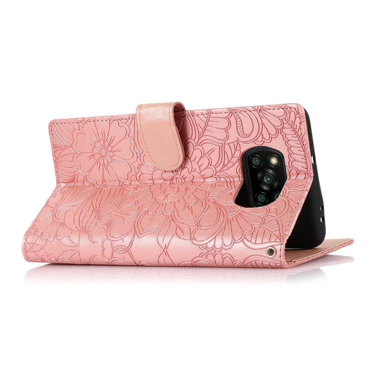 Skin Feel Embossed Sunflower Horizontal Flip Leather Case with Holder & Card Slots & Wallet & Lanyard