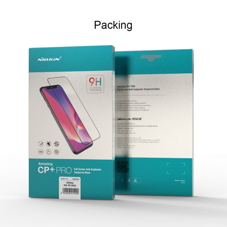 NILLKIN CP+PRO 0.33mm 9H 2.5D HD Explosion-proof Tempered Glass Film, For Samsung Galaxy S21 FE 5G, For Xiaomi Redmi Note 10 Pro 5G
