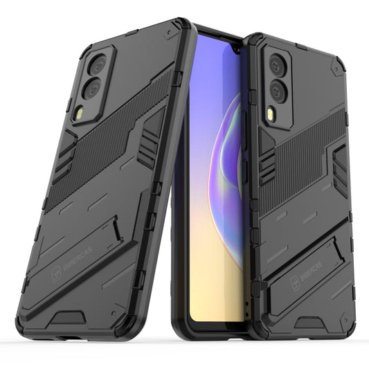 Punk Armor 2 in 1 PC + TPU Shockproof Case with Invisible Holder