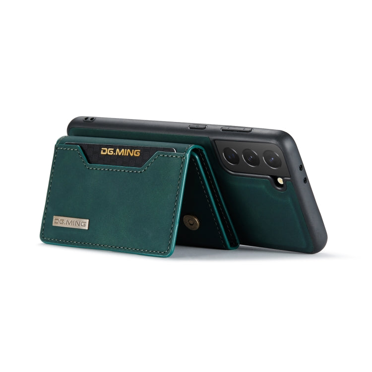 DG.MING M2 Series 3-Fold Multi Card Bag Back Cover Shockproof Case with Wallet & Holder Function