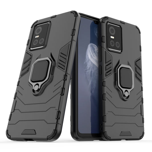 PC + TPU Shockproof Protective Case with Magnetic Ring Holder