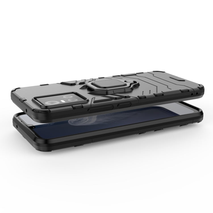 PC + TPU Shockproof Protective Case with Magnetic Ring Holder