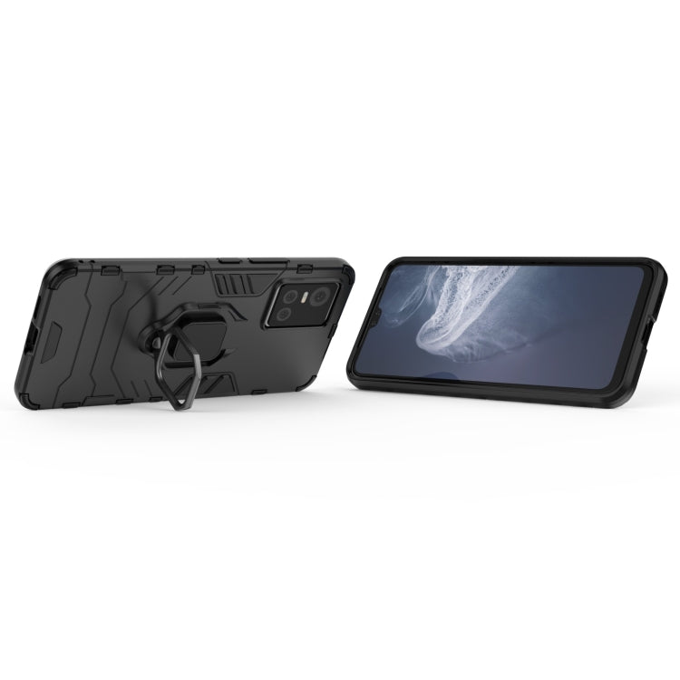 PC + TPU Shockproof Protective Case with Magnetic Ring Holder