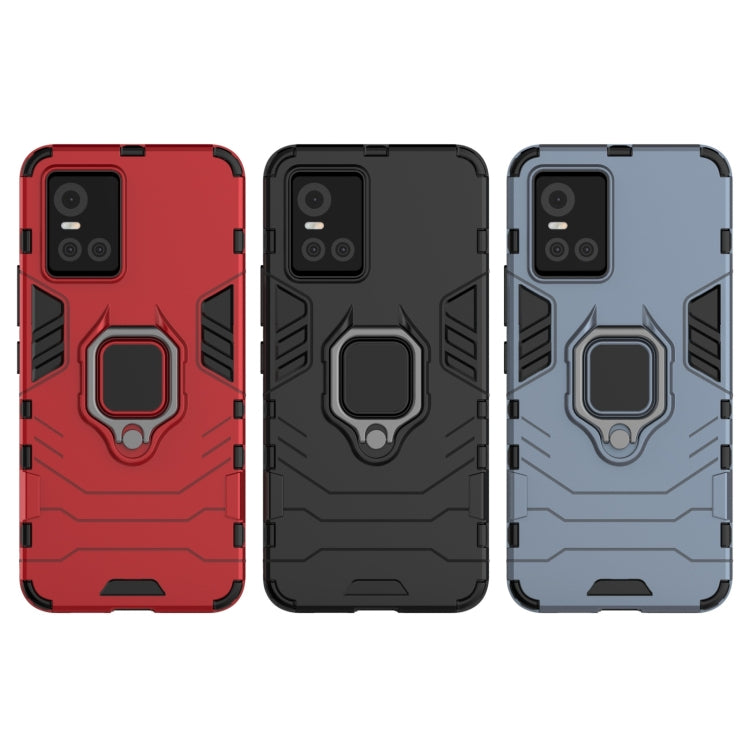 PC + TPU Shockproof Protective Case with Magnetic Ring Holder