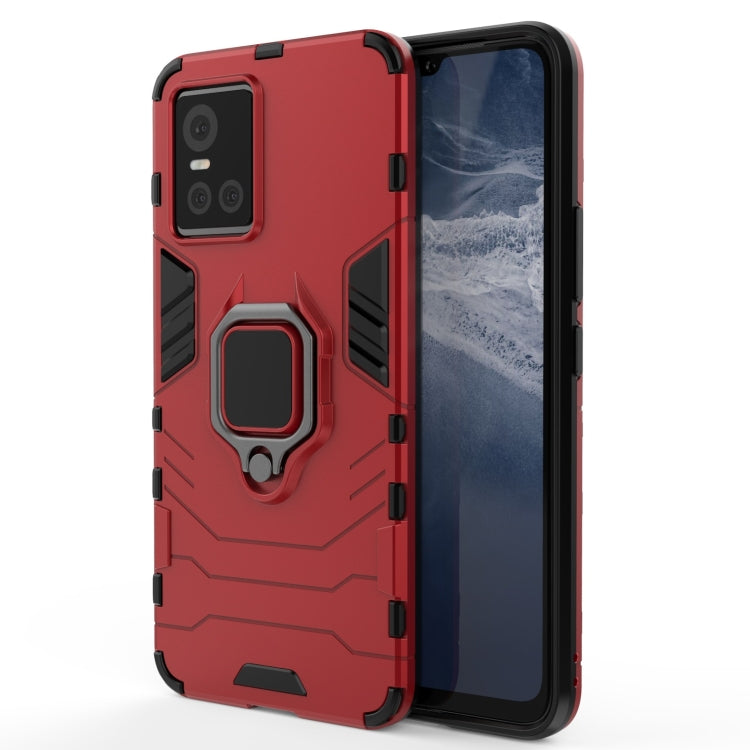 PC + TPU Shockproof Protective Case with Magnetic Ring Holder