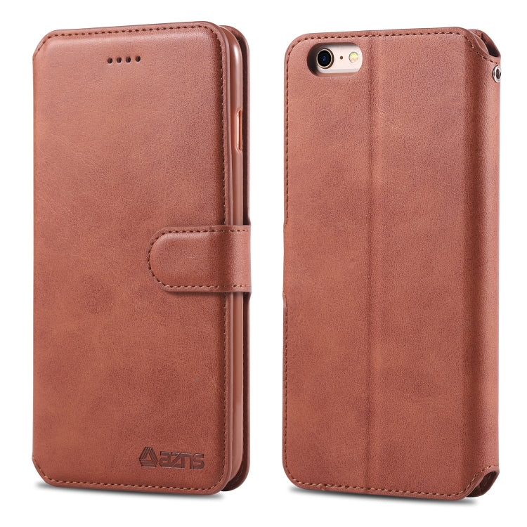 AZNS Calf Texture Magnetic Horizontal Flip PU Leather Case with Holder & Card Slots & Photo Frame, For iPhone 7 Plus / 8 Plus, For iPhone 11 Pro Max, For iPhone 6 / 6s, For iPhone 7 / 8, For iPhone 11, For iPhone XS Max, For iPhone X / XS, For iPhone X...