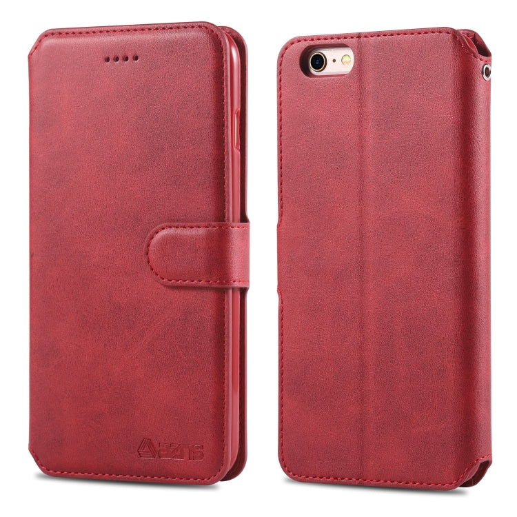 AZNS Calf Texture Magnetic Horizontal Flip PU Leather Case with Holder & Card Slots & Photo Frame, For iPhone 7 Plus / 8 Plus, For iPhone 11 Pro Max, For iPhone 6 / 6s, For iPhone 7 / 8, For iPhone 11, For iPhone XS Max, For iPhone X / XS, For iPhone X...