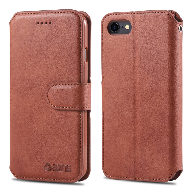 AZNS Calf Texture Magnetic Horizontal Flip PU Leather Case with Holder & Card Slots & Photo Frame, For iPhone 7 Plus / 8 Plus, For iPhone 11 Pro Max, For iPhone 6 / 6s, For iPhone 7 / 8, For iPhone 11, For iPhone XS Max, For iPhone X / XS, For iPhone X...
