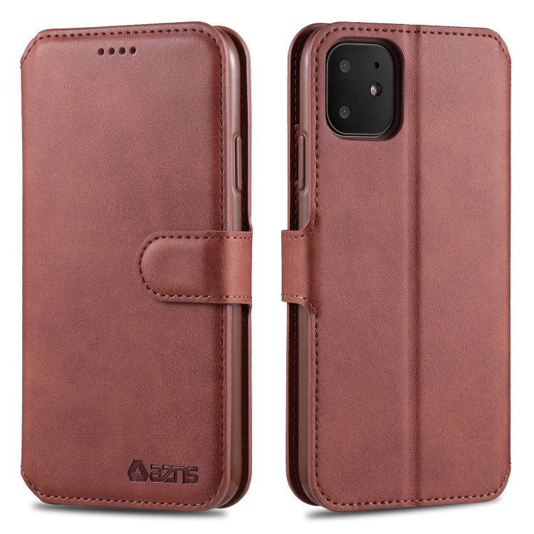 AZNS Calf Texture Magnetic Horizontal Flip PU Leather Case with Holder & Card Slots & Photo Frame, For iPhone 7 Plus / 8 Plus, For iPhone 11 Pro Max, For iPhone 6 / 6s, For iPhone 7 / 8, For iPhone 11, For iPhone XS Max, For iPhone X / XS, For iPhone X...