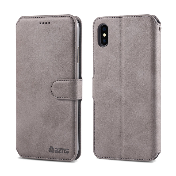 AZNS Calf Texture Magnetic Horizontal Flip PU Leather Case with Holder & Card Slots & Photo Frame, For iPhone 7 Plus / 8 Plus, For iPhone 11 Pro Max, For iPhone 6 / 6s, For iPhone 7 / 8, For iPhone 11, For iPhone XS Max, For iPhone X / XS, For iPhone X...