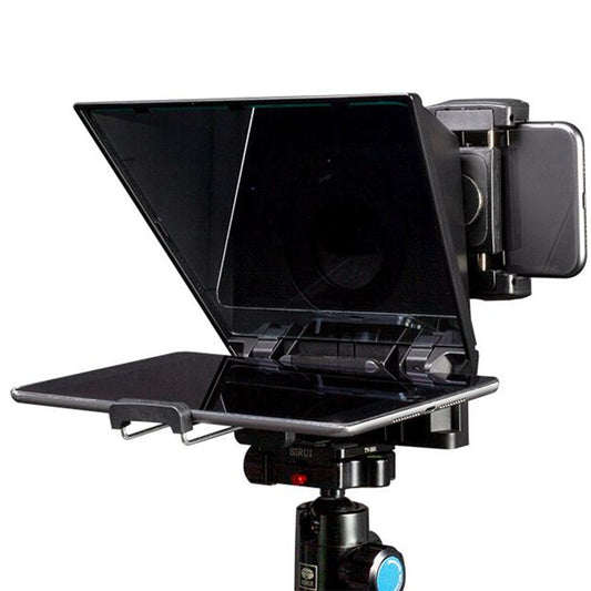 FEELWORLD TP2A NEW Portable Teleprompter with Remote Control & Lens Adapter Ring For Below 8 inches Mobile Phone / Tablet / SLR Camera