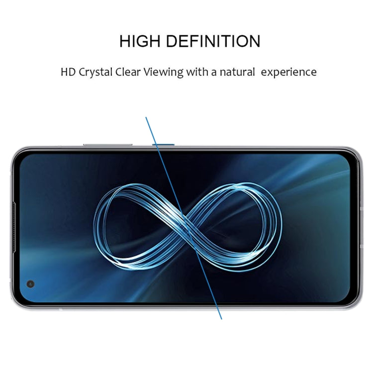 Full Glue Full Cover Screen Protector Tempered Glass Film, For Asus Zenfone 8 (1 PC), For OPPO Reno6 4G / Reno6 Z (1 PC), For OPPO A16 / A16S (1 PC), For Asus Zenfone 8 Flip (1 PC)