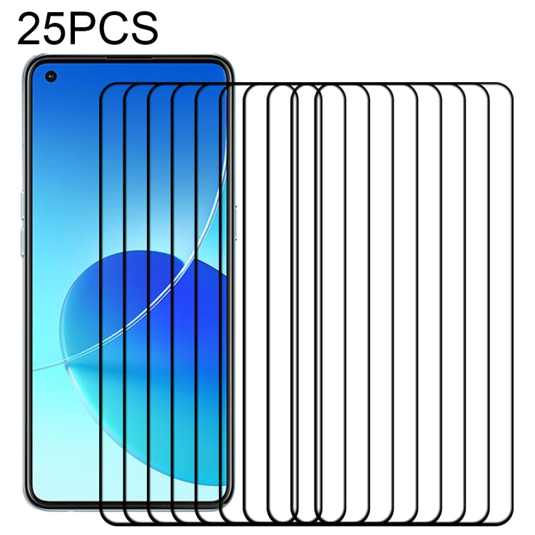 25 PCS Full Glue Full Cover Screen Protector Tempered Glass Film, For Asus Zenfone 8 (25 PCS), For OPPO Reno6 4G / Reno6 Z (25 PCS), For Asus Zenfone 8 Flip (25 PCS), For OPPO A16 / A16S (25 PCS)