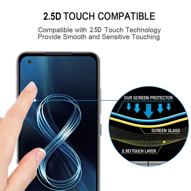 25 PCS Full Glue Full Cover Screen Protector Tempered Glass Film, For Asus Zenfone 8 (25 PCS), For OPPO Reno6 4G / Reno6 Z (25 PCS), For Asus Zenfone 8 Flip (25 PCS), For OPPO A16 / A16S (25 PCS)