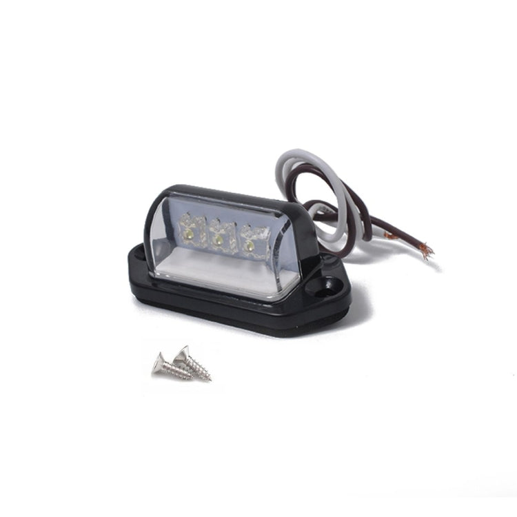 A5662  Truck Trailer Lorry 12V 3LEDs Number Licence Plate Light Rear Tail Lamp, A5662