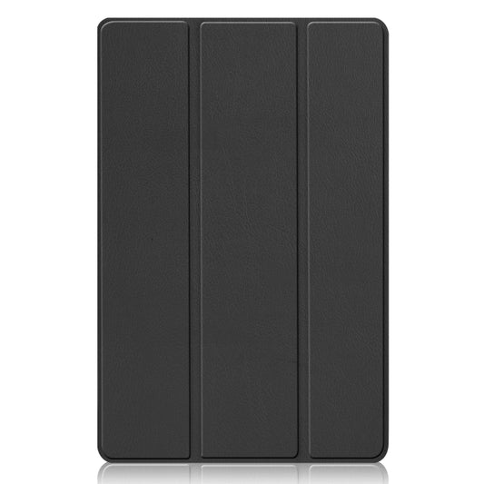 Custer Texture Horizontal Flip Leather Case with Three-folding Holder & Sleep / Wake-up Function