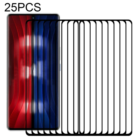 25 PCS 3D Curved Edge Full Screen Tempered Glass Film