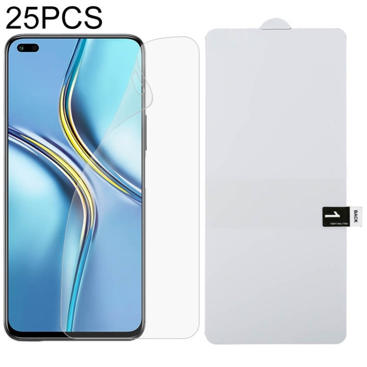 25 PCS Full Screen Protector Explosion-proof Hydrogel Film, For Honor Magic3 (25 PCS), For Honor Magic3 Pro (25 PCS), For Honor Magic3 Pro+ (25 PCS), For Honor X20 (25 PCS), For Huawei nova 8i (25 PCS), For Xiaomi Redmi 10 (25 PCS)