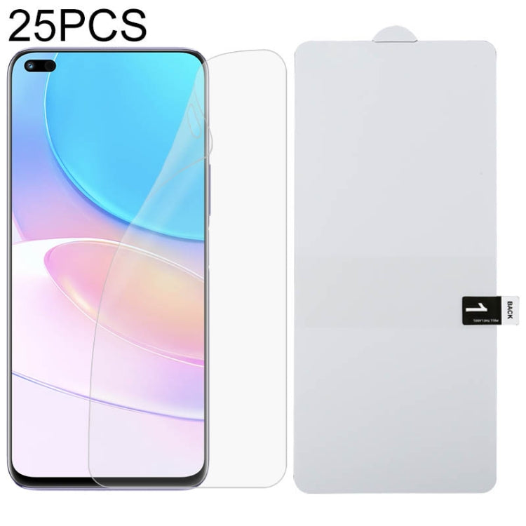 25 PCS Full Screen Protector Explosion-proof Hydrogel Film, For Honor Magic3 (25 PCS), For Honor Magic3 Pro (25 PCS), For Honor Magic3 Pro+ (25 PCS), For Honor X20 (25 PCS), For Huawei nova 8i (25 PCS), For Xiaomi Redmi 10 (25 PCS)